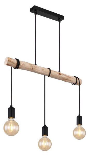 Globo 15539-3H - Lampadario su corda GREGOR 3xE27/60W/230V