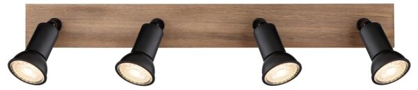 Globo 57998-4W - Faretto DREW 4xGU10/35W/230V legno/metallo