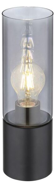 Globo 21000TB - Lampada da tavolo Touch ANNIKA 1xE27/25W/230V diametro 9 cm nero