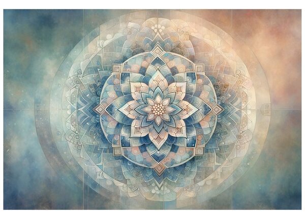 Carta da parati – Mandala in toni pastello