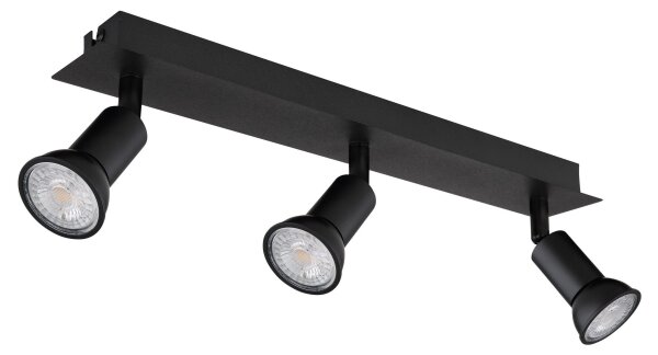 Globo 57998-3 - Faretto DREW 3xGU10/35W/230V nero