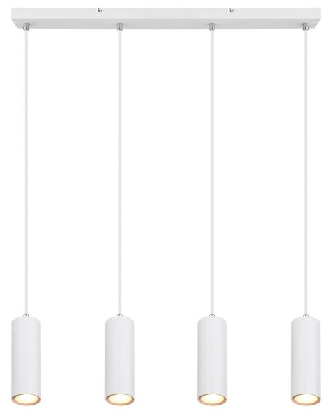 Globo 57911-4HW - Lampadario a sospensione con filo ROBBY 4xGU10/35W/230V bianco