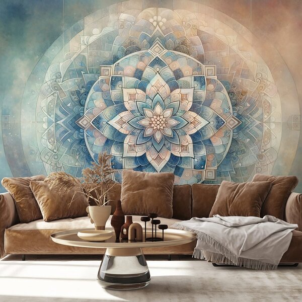 Carta da parati – Mandala in toni pastello