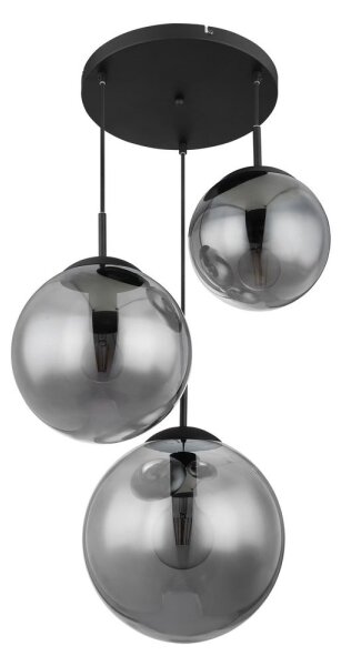Globo 1581-3S - Lampadario a sospensione con filo JOEL 3xE27/60W/230V