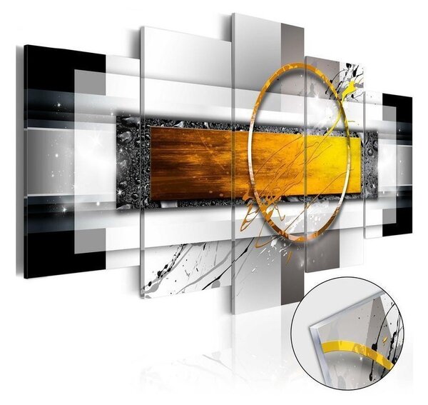 Quadri su vetro acrilico Golden Shot [Glass]