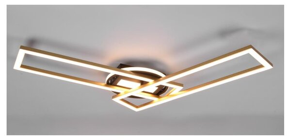 TWISTER PLAFONIERA LED 30W LUCE DIMMERABILE IN METALLO 5 COLORI CON RETTANGOLI ORIENTABILI