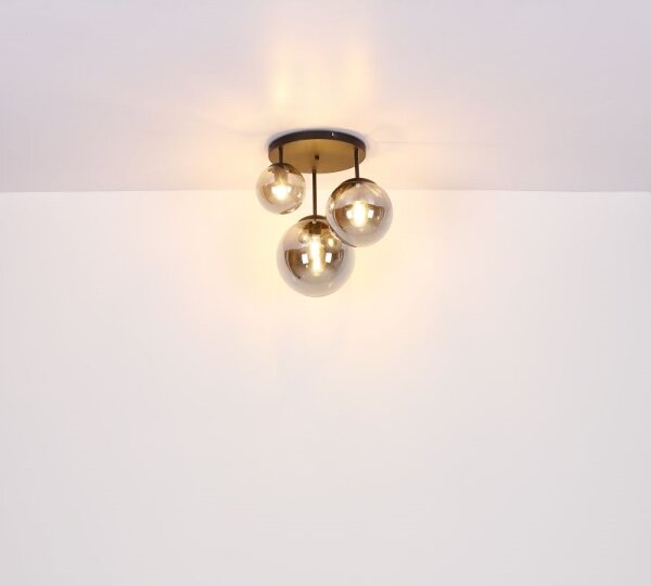Globo 1581-3S - Lampadario a sospensione con filo JOEL 3xE27/60W/230V