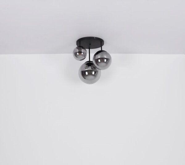 Globo 1581-3S - Lampadario a sospensione con filo JOEL 3xE27/60W/230V