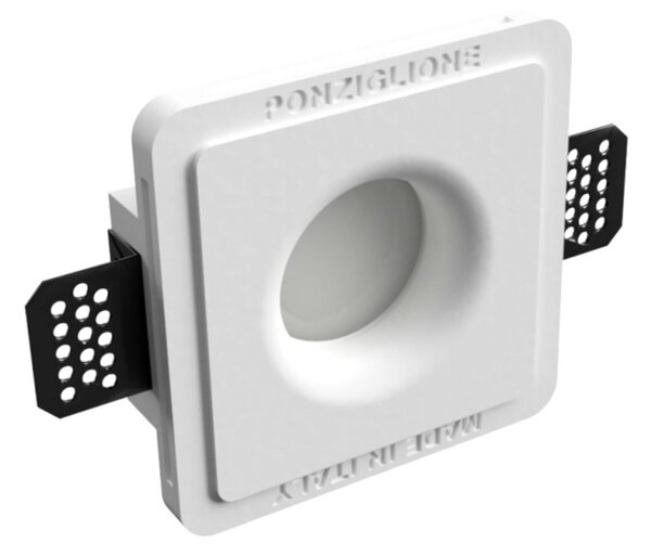 Faretto incasso lampadari bartalini noynac fp7 gu10 led gesso verniciabile - Lampadari Bartalini Gesso