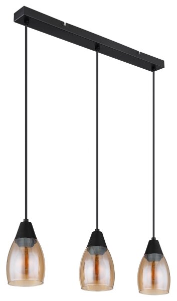 Globo 15705-3H - Lampadario a sospensione con filo REID 3xE27/15W/230V