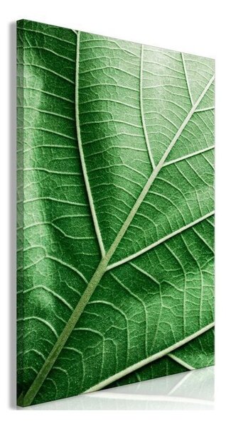 Quadro - Malachite Leaf (1 Part) Vertical