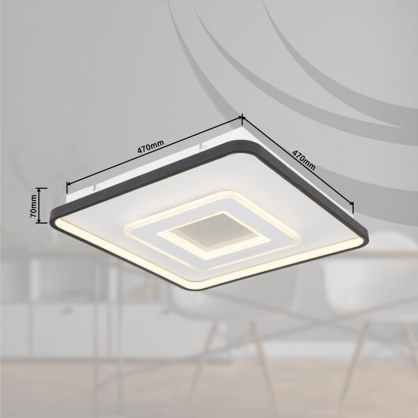 Globo 48552D1 - Plafoniera LED dimmerabile BRIENNA LED/36W/230V + +TC