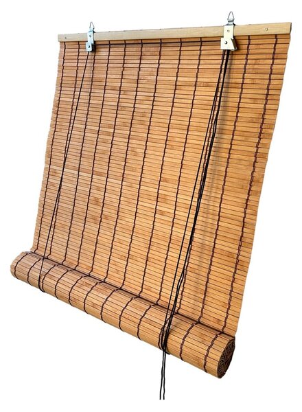 Tenda a pacchetto di colore naturale in bambù 60x160 cm Zeva – Gardinia
