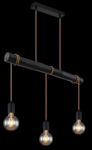 Globo 15539-3HB - Lampadario a sospensione con filo GREGOR 3xE27/60W/230V