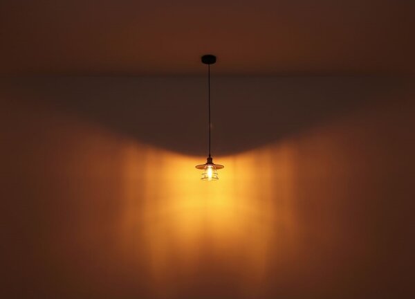 Globo 15086BH1 - Lampadario a sospensione con filo VIEJO 1xE27/60W/230V