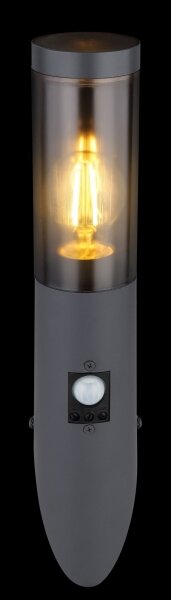 Globo 3157SAS- Applique da esterno con sensore BOSTON 1xE27/60W/230V IP44