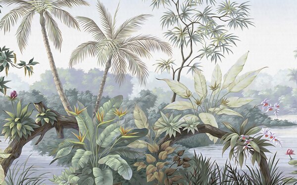 Carta da parati I tropici sulle isole, Carta da parati Foresta, Carta da parati Giungla, u15442 : Uwalls.it