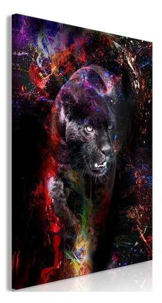 Quadro - Black Jaguar (1 Part) Vertical