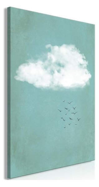 Quadro - Cumulus and Birds (1 Part) Vertical