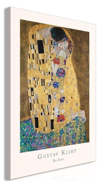 Quadro - Gustav Klimt - The Kiss (1 Part) Vertical