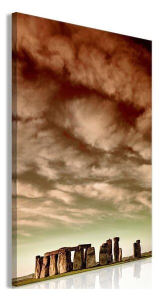 Quadro - Clouds Over Stonehenge (1 Part) Vertical