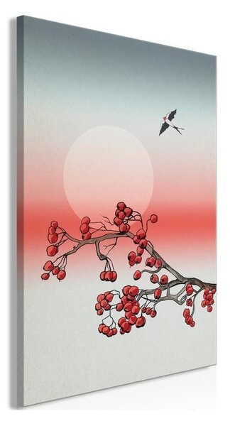 Quadro - Winter Rose (1 Part) Vertical