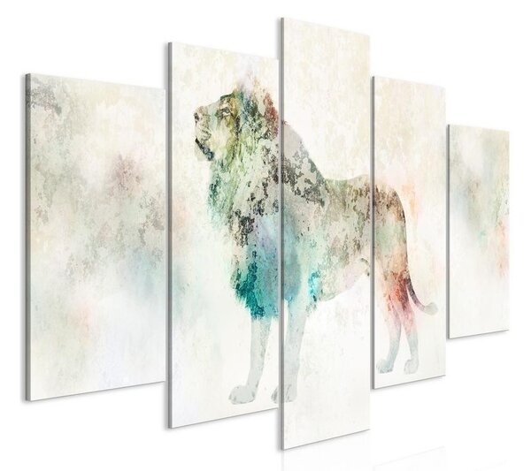 Quadro - Colourful King (5 Parts) Wide