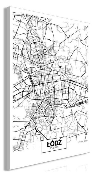 Quadro - City Plan: Lodz (1 Part) Vertical