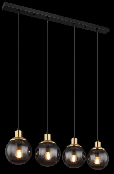 Globo 15860-4H - Lampadario a sospensione con filo POTTER 4xE27/25W/230V