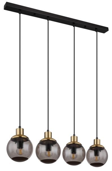 Globo 15860-4H - Lampadario a sospensione con filo POTTER 4xE27/25W/230V