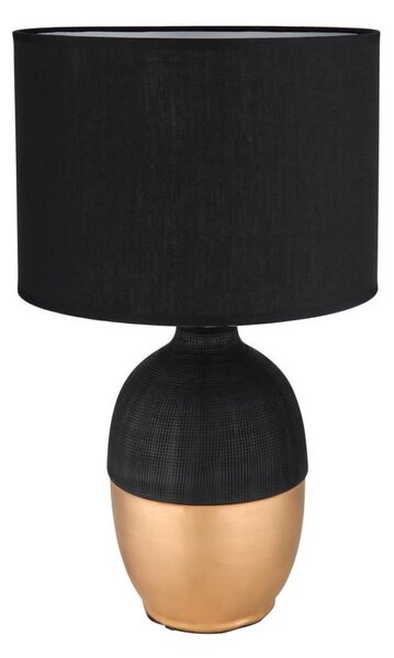 Globo 21627B - Lampada da tavolo VALENTINO 1xE14/40W/230V nero
