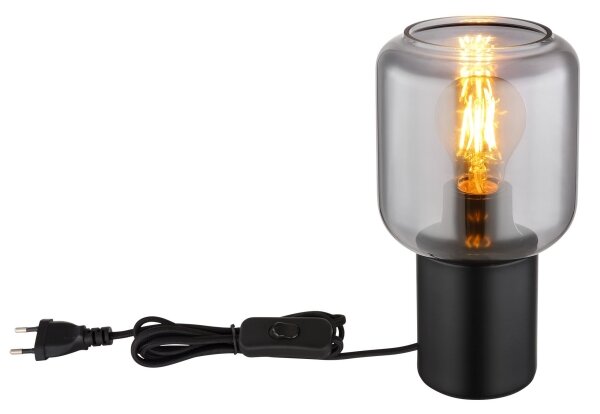 Globo 21004S - Lampada da tavolo NINJO 1xE27/40W/230V nero