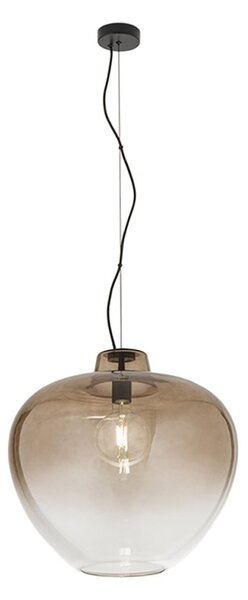 Lampadario vetro soffiato perenz big bowl 6667 e 50 e27 led marrone - Perenz