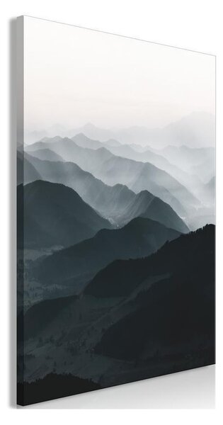 Quadro - Parallel Ridges (1 Part) Vertical