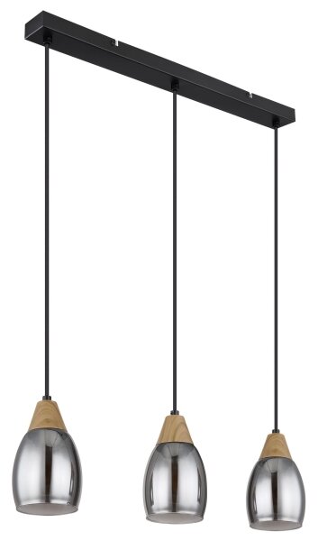 Globo 15706-3H - Lampadario a sospensione con filo REID 3xE27/15W/230V