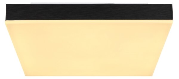 Globo 41594D1 - Plafoniera LED DORO LED/18W/230V 30x30 cm nero
