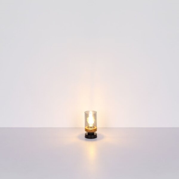 Globo 15557T - Lampada da tavolo FINCA 1xE27/40W/230V metallo/legno
