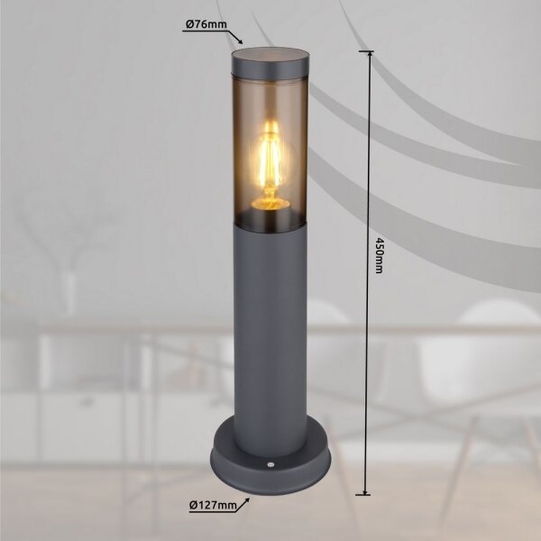 Globo 3158SA - Lampada da esterno BOSTON 1xE27/23W/230V 45 cm IP44