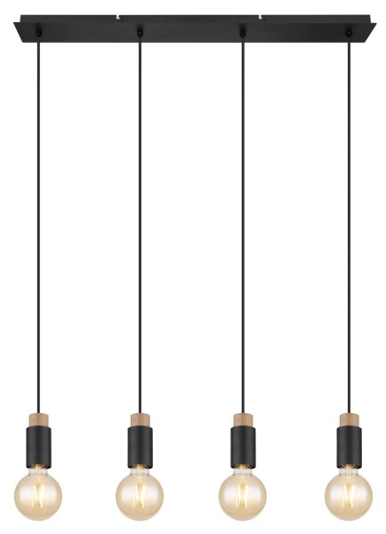 Globo 54045-4H - Lampadario a sospensione con filo MATTI 4xE27/40W/230V