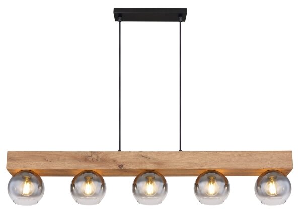 Globo 15656-5H - Lampadario a sospensione MOITAS 5xE27/40W/230V
