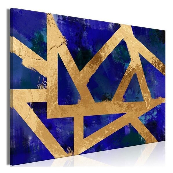 Quadro - Golden Geometry (1 Part) Wide
