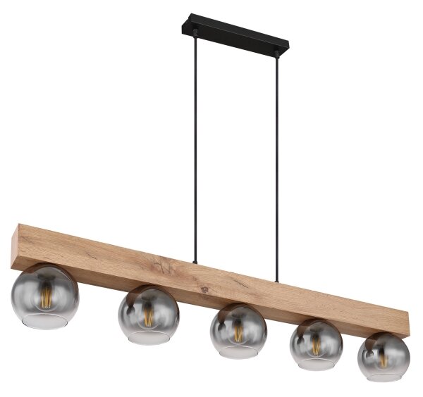 Globo 15656-5H - Lampadario a sospensione MOITAS 5xE27/40W/230V