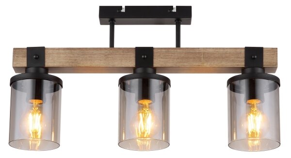 Globo 15555-3D - Lampadario a plafone LILA 3xE27/60W/230V