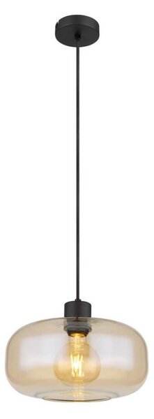 Globo 15566HA - Lampadario a sospensione con filo GIUSEPPE 1xE27/40W/230V diametro 28 cm limpido