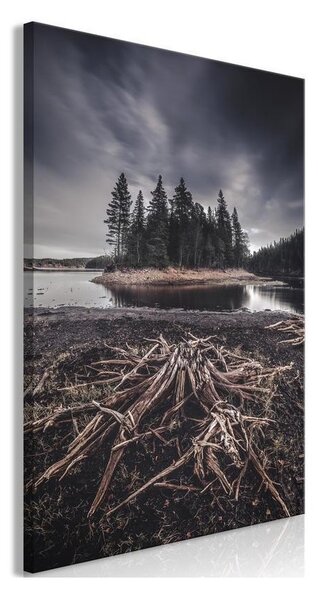 Quadro - Wooded Island (1 Part) Vertical