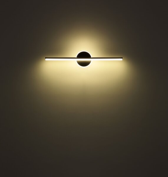 Globo 41924S - Illuminazione a LED per specchi da bagno PEPE LED/10W/230V IP44 nero