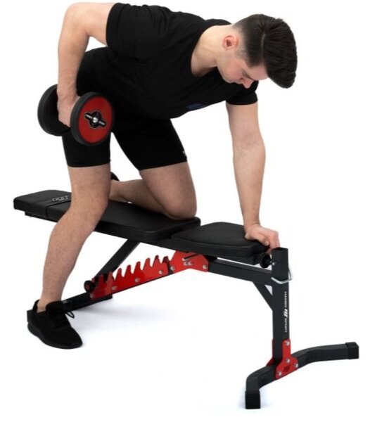 Panca fitness multifunzione con 9 livelli d'inclinazione