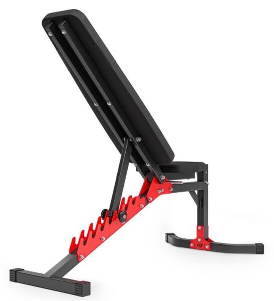 Panca fitness multifunzione con 9 livelli d'inclinazione
