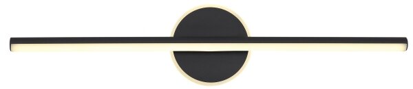 Globo 41924S - Illuminazione a LED per specchi da bagno PEPE LED/10W/230V IP44 nero