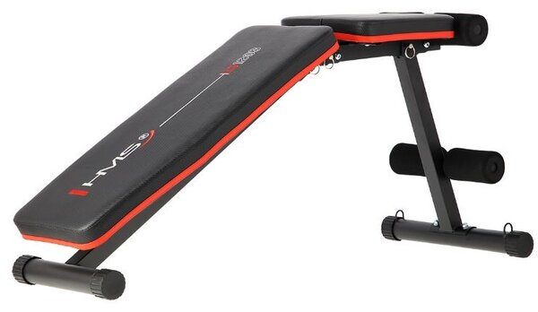 Panca fitness richiudibile con inclinazione negativa HMS